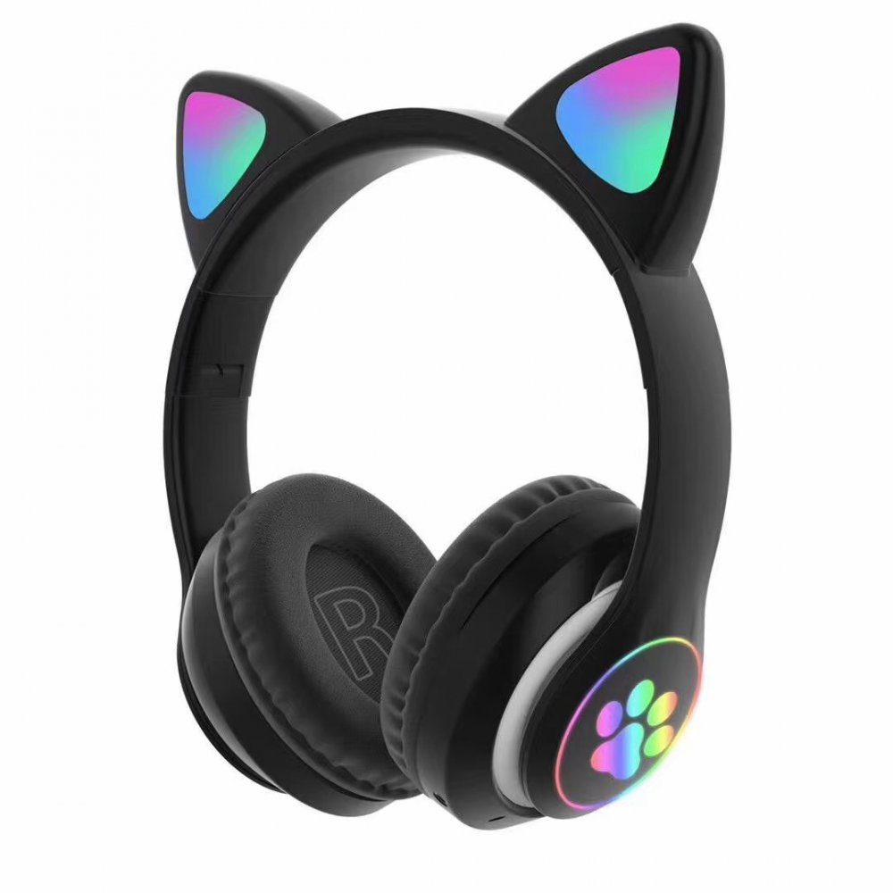 CLZ942 Stn28 Kablosuz Kedi Kulaklık - Ürün Rengi : Siyah