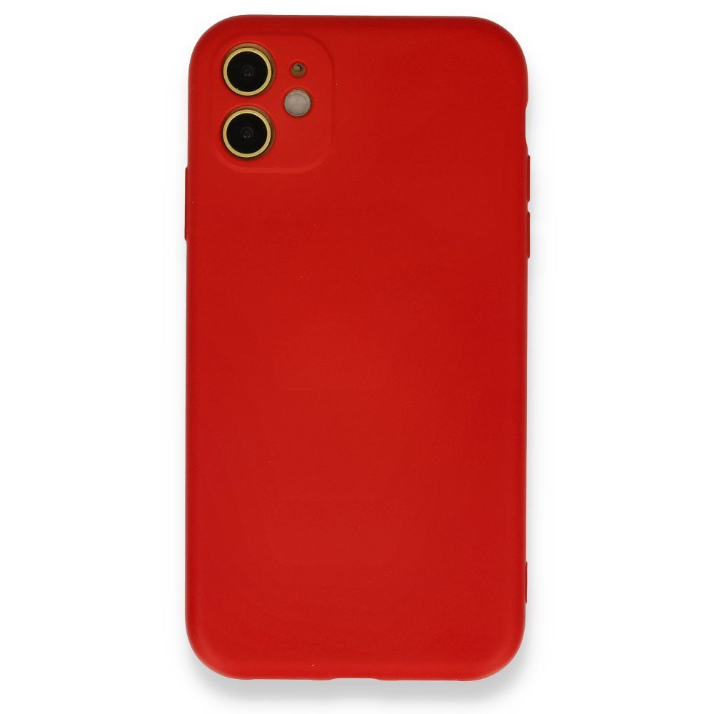 CLZ942 İphone 11 Kılıf Nano İçi Kadife  Silikon - Ürün Rengi : Koyu Pembe