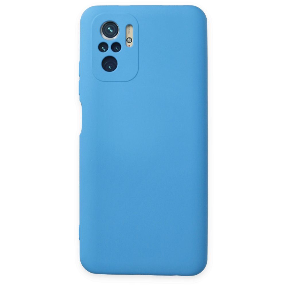 CLZ942 Xiaomi Poco M5s Kılıf Nano İçi Kadife  Silikon - Ürün Rengi : Pudra