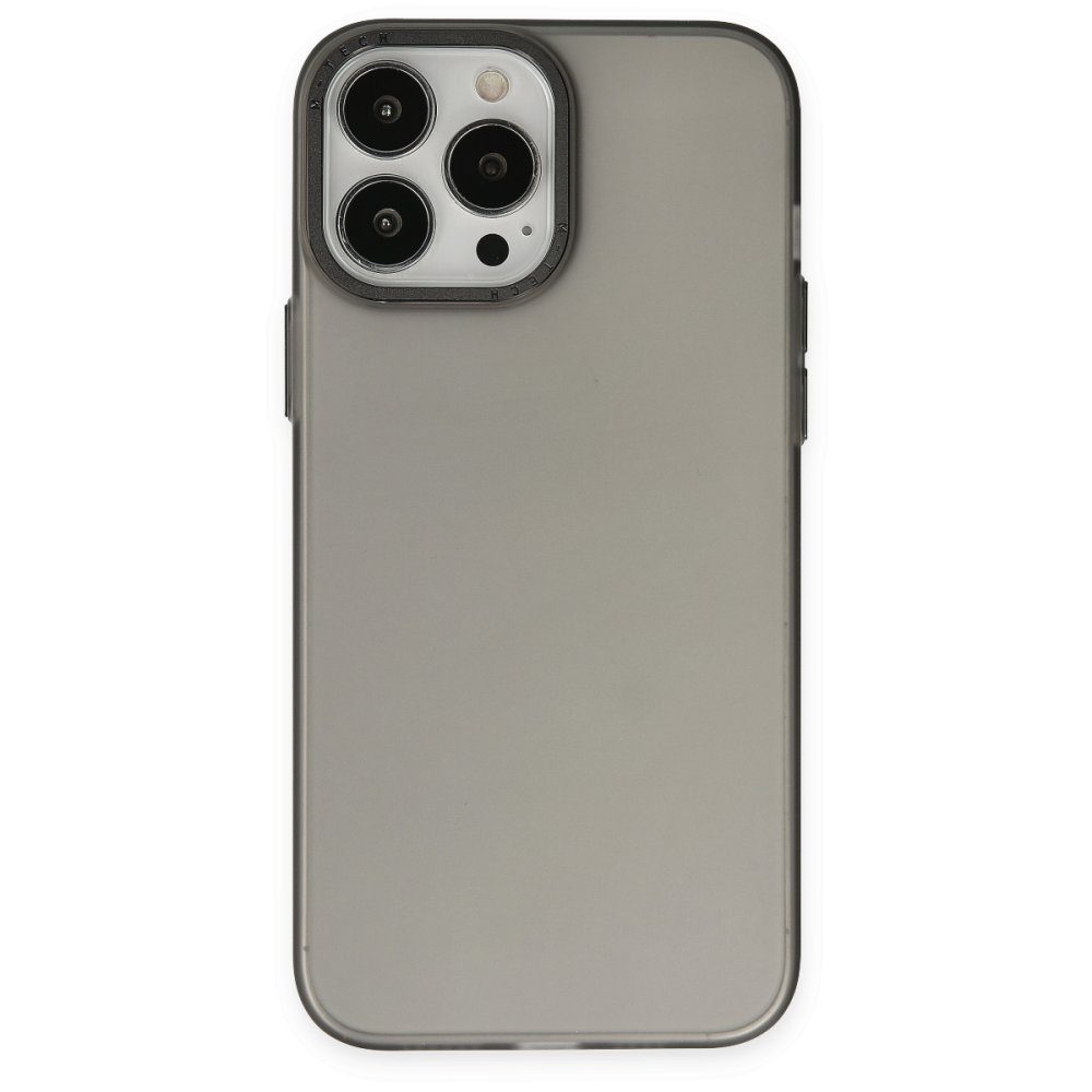 CLZ942 İphone 14 Pro Kılıf Modos Metal Kapak - Ürün Rengi : Şeffaf