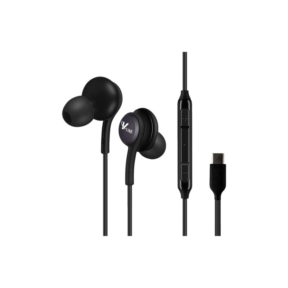CLZ942 Vlike Vk Type-c Kulak İçi Kulaklık - Ürün Rengi : Siyah