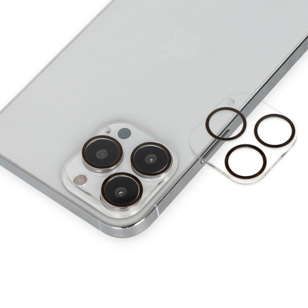 CLZ942 İphone 14 Pro Max Band Metal Kamera Lens - Ürün Rengi : Gold