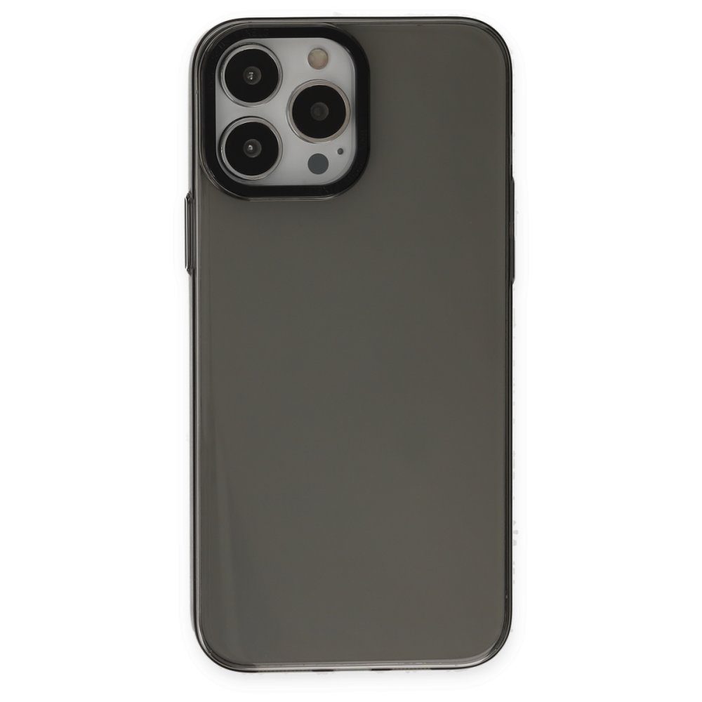 CLZ942 İphone 13 Pro Max Kılıf Anka Pc Sert Metal Kapak - Ürün Rengi : Mor