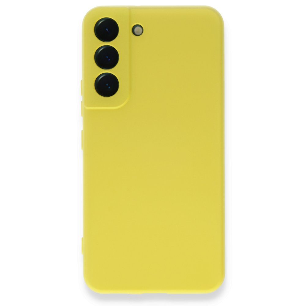 CLZ942 Samsung Galaxy S23 Plus Kılıf Nano İçi Kadife  Silikon - Ürün Rengi : Sarı