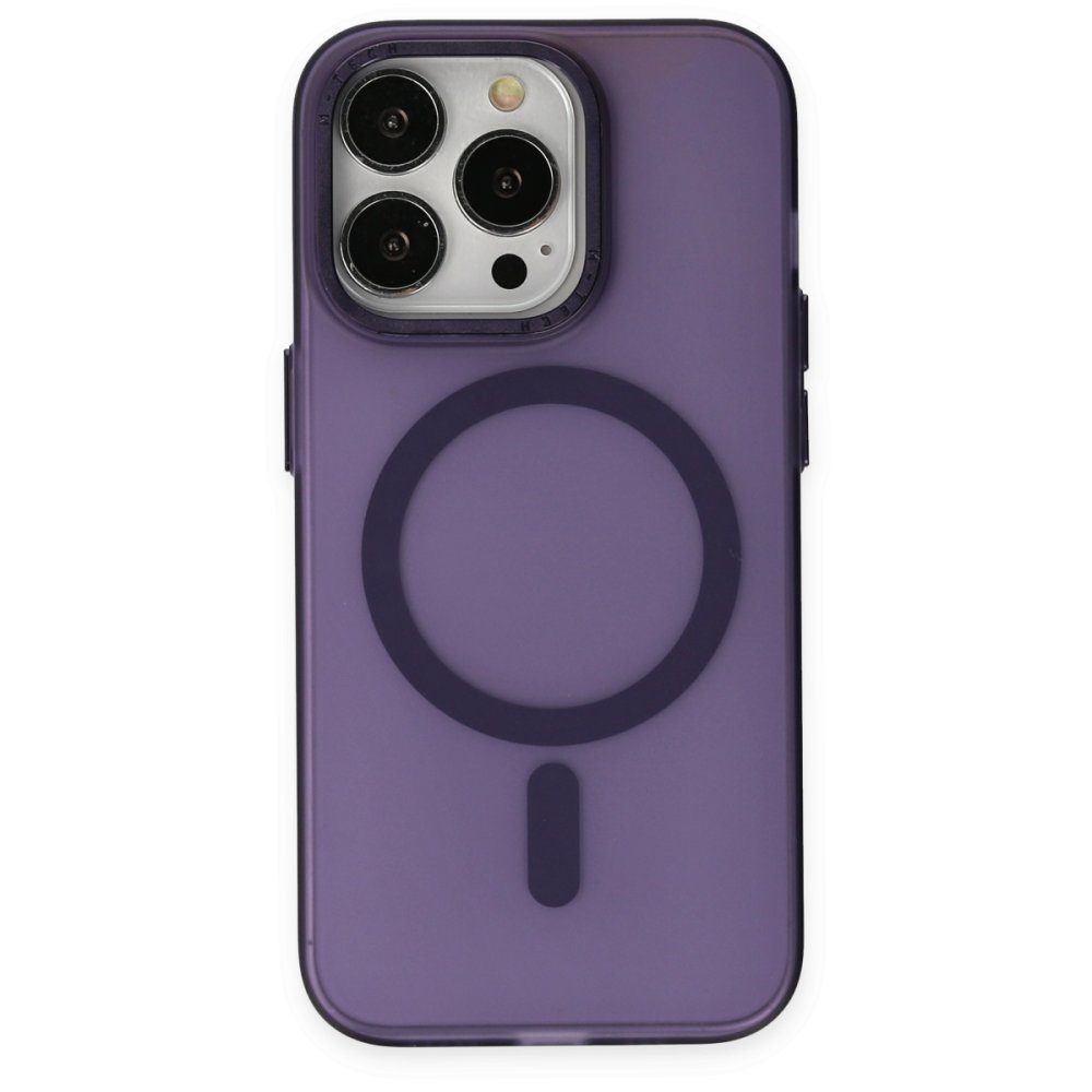 CLZ942 İphone 13 Pro Kılıf Lodos Magneticsafe Mat Kapak - Ürün Rengi : Pembe
