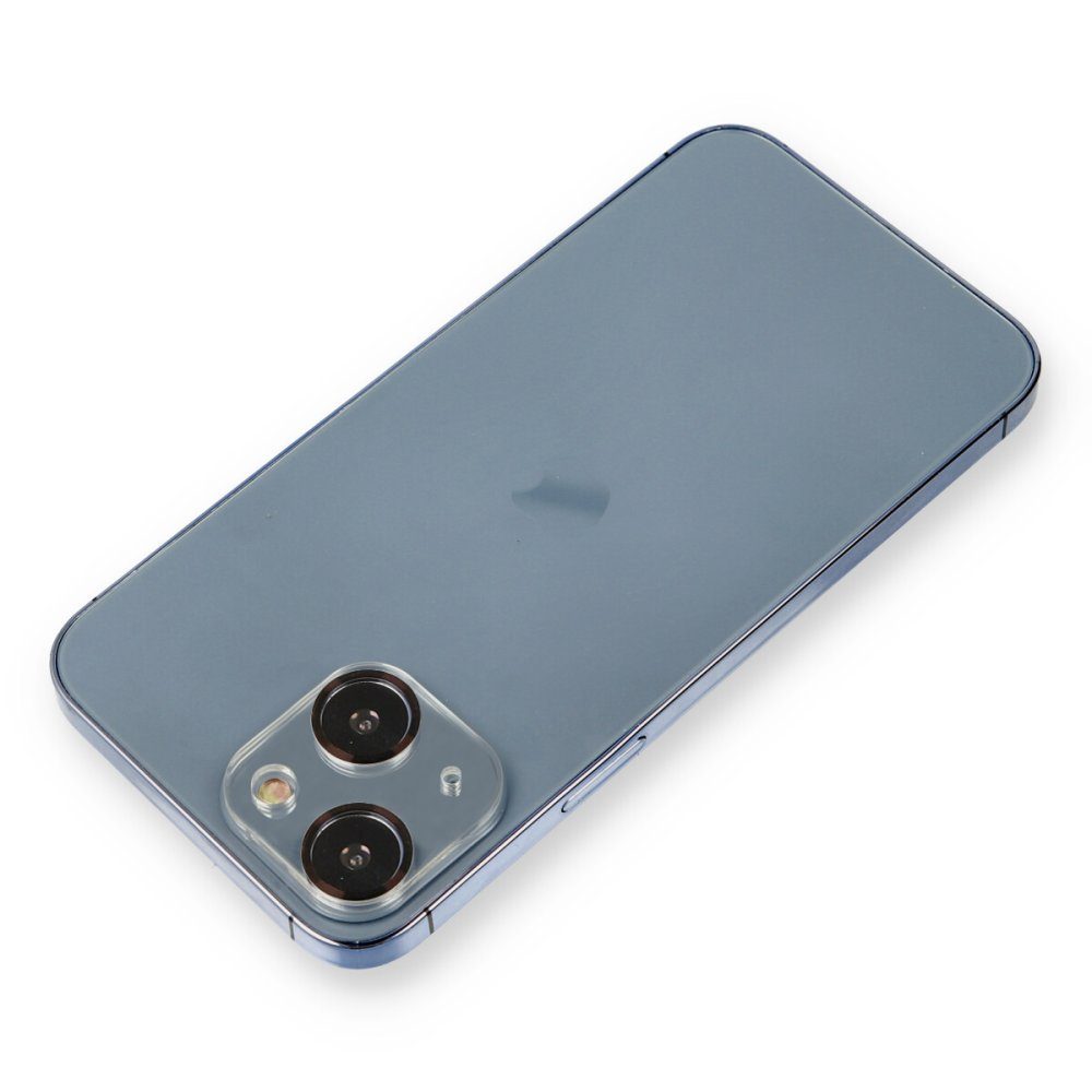 CLZ942 İphone 14 Plus Metal Kamera Lens Koruma Cam - Ürün Rengi : Açık Yeşil