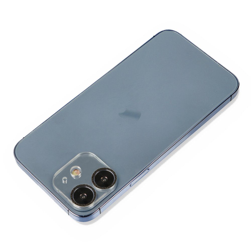 CLZ942 İphone 12 Mini Shine Kamera Lens Koruma Cam - Ürün Rengi : Gümüş