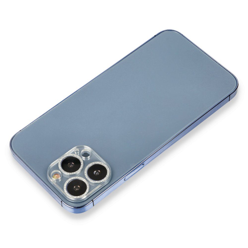 CLZ942 İphone 12 Pro Max Shine Kamera Lens Koruma Cam - Ürün Rengi : Rainbow