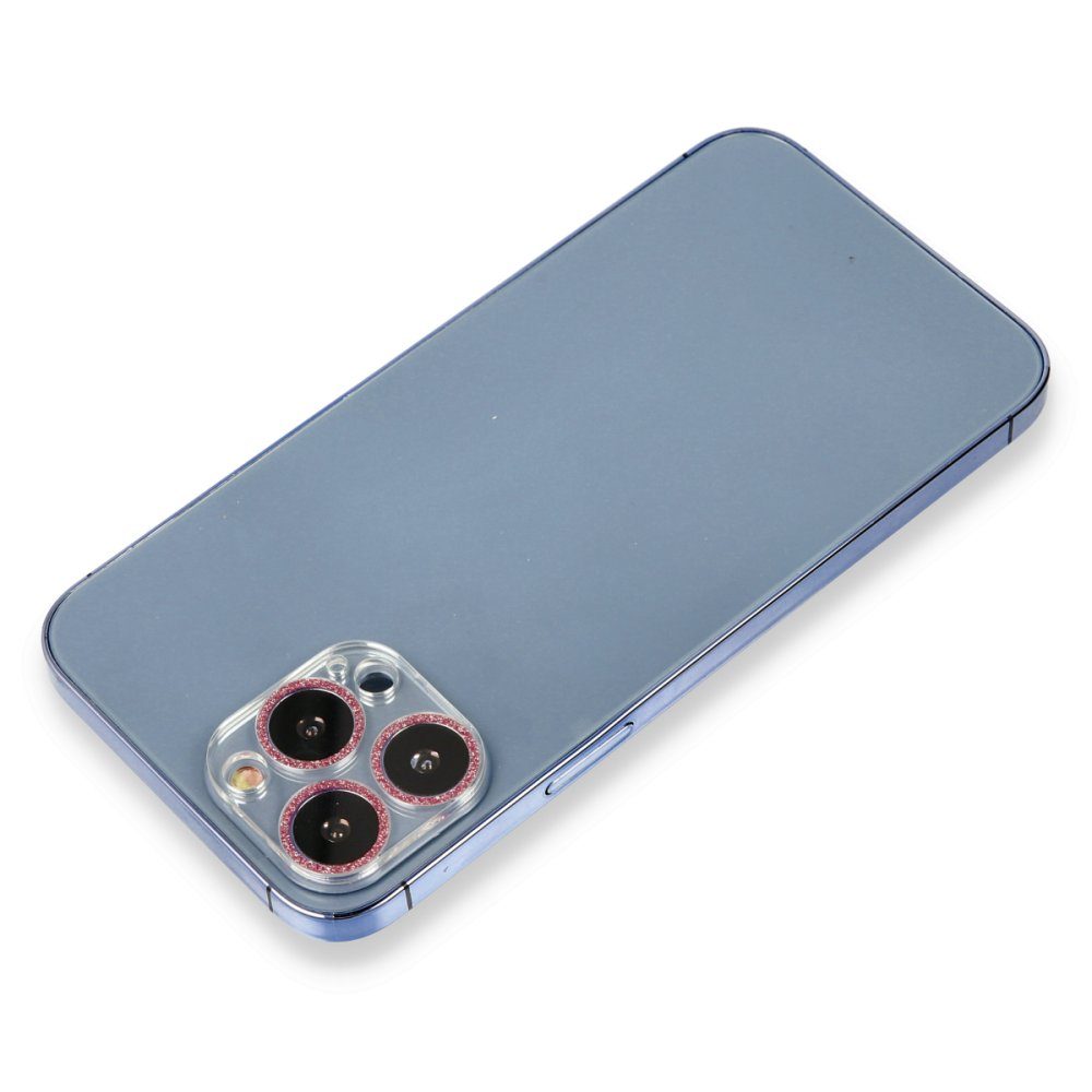 CLZ942 İphone 13 Pro Max Shine Kamera Lens Koruma Cam - Ürün Rengi : Gümüş