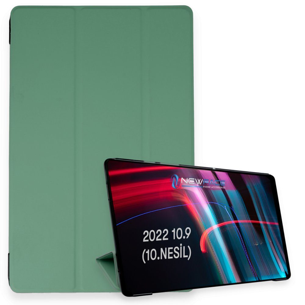 CLZ942 İpad 2022 10.9 (10.nesil) Kılıf Tablet Smart Kılıf - Ürün Rengi : Kırmızı