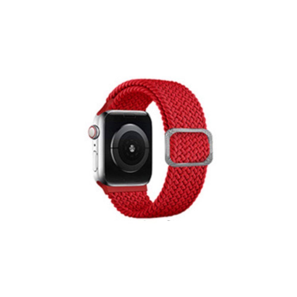 CLZ942 Apple Watch 40mm Star Kordon - Ürün Rengi : Zigzag Kırmızı-Siyah