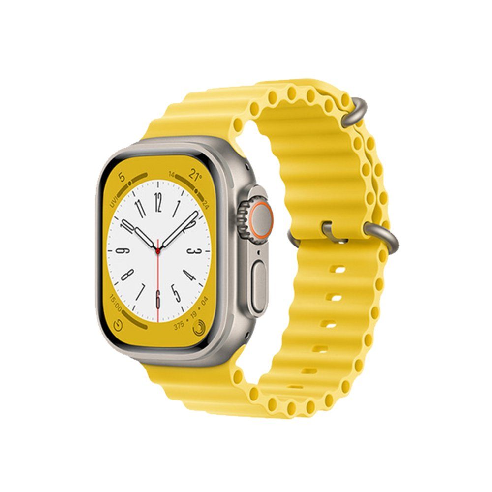 CLZ942 Apple Watch 38mm Ocean Kordon - Ürün Rengi : Sarı