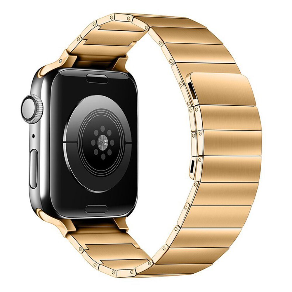 CLZ942 Apple Watch 38mm Kr404 Huks Kordon - Ürün Rengi : Gold