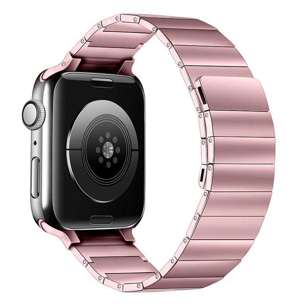 CLZ942 Apple Watch 40mm Kr404 Huks Kordon - Ürün Rengi : Rose Gold