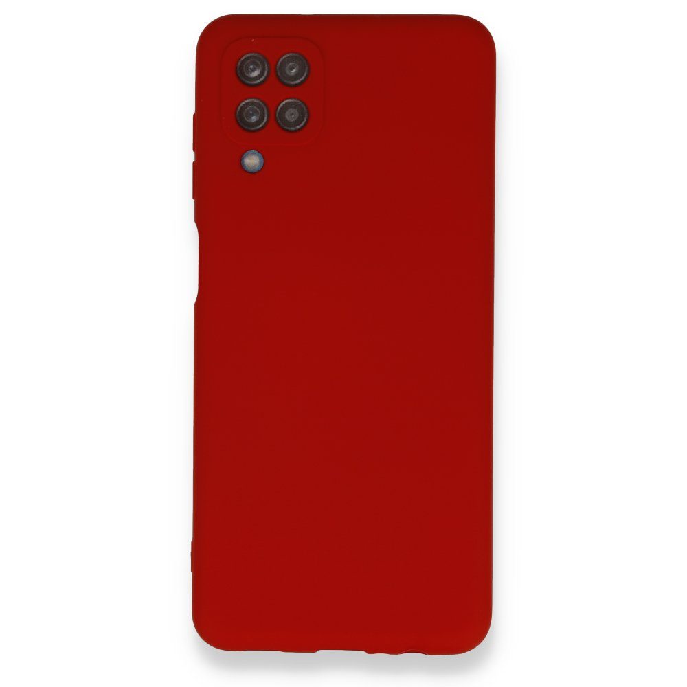 CLZ942 Samsung Galaxy A12 Kılıf Nano İçi Kadife  Silikon - Ürün Rengi : Mor