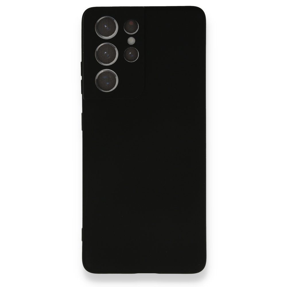 CLZ942 Samsung Galaxy S21 Ultra Kılıf Nano İçi Kadife  Silikon - Ürün Rengi : Lacivert