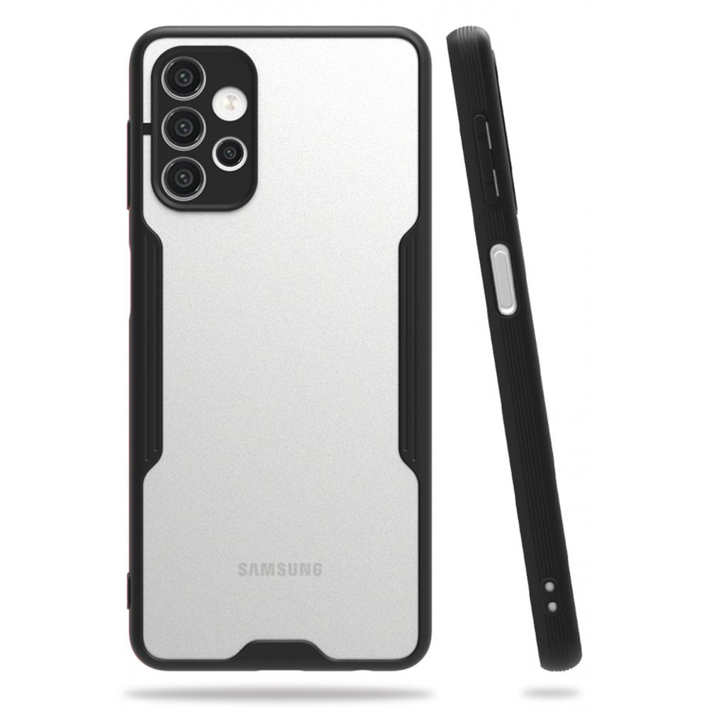 CLZ942 Samsung Galaxy A52 Kılıf Platin Silikon - Ürün Rengi : Kırmızı