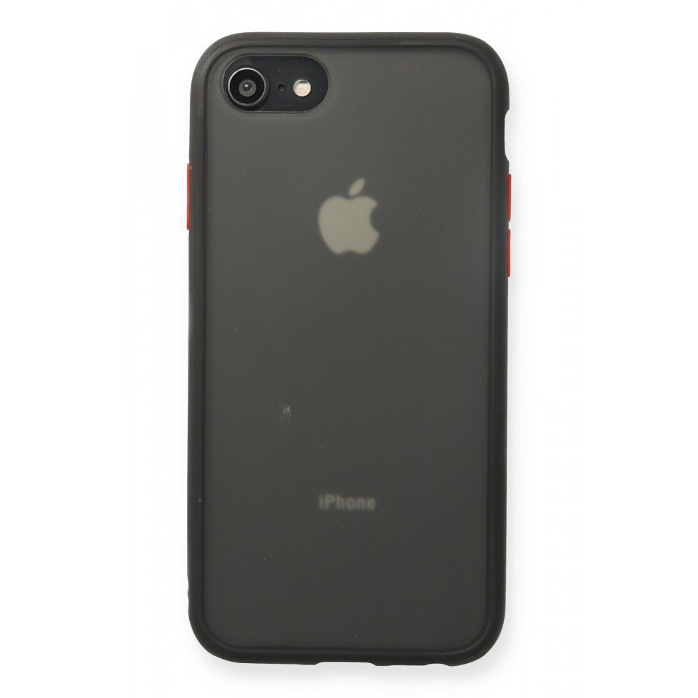 CLZ942 İphone 7 Kılıf Montreal Silikon Kapak - Ürün Rengi : Siyah