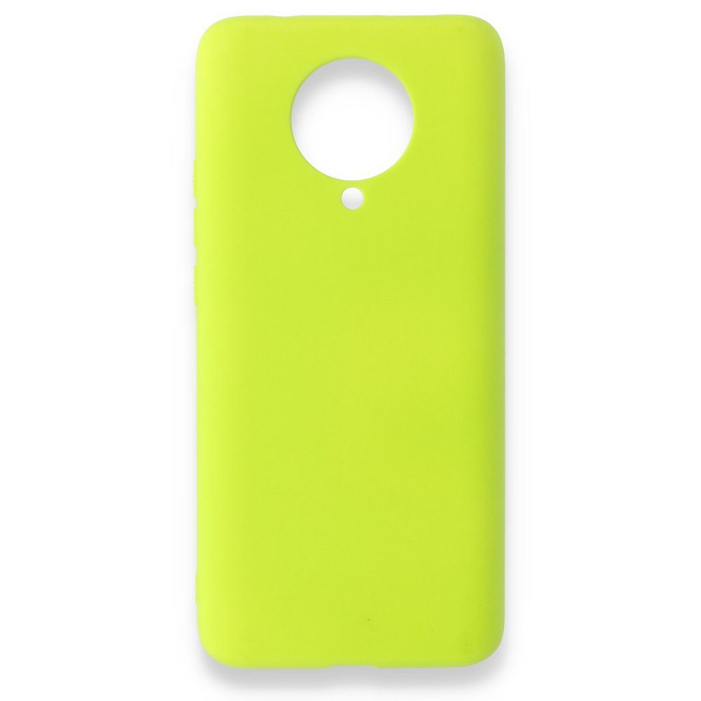 CLZ942 Xiaomi Pocophone F2 Pro Kılıf Nano İçi Kadife  Silikon - Ürün Rengi : Yeşil