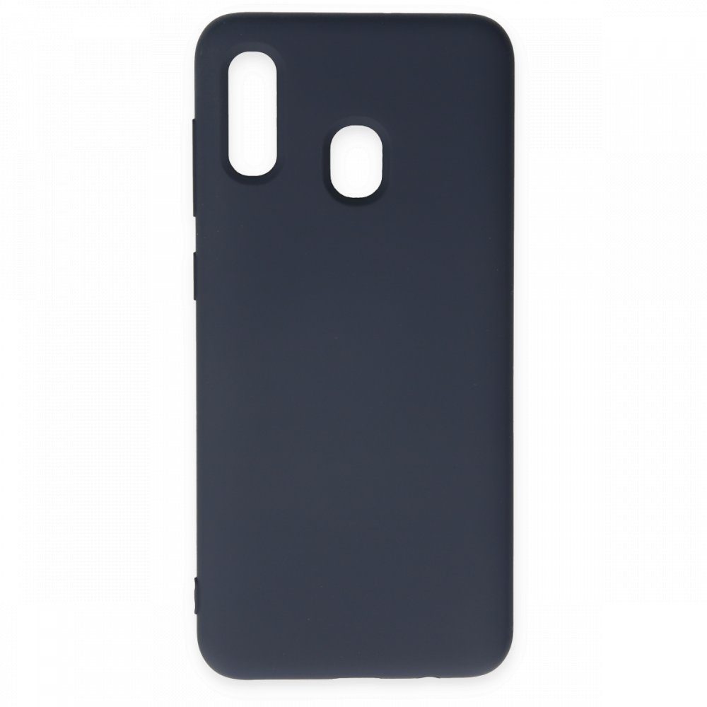 CLZ942 Samsung Galaxy A30 Kılıf Nano İçi Kadife  Silikon - Ürün Rengi : Siyah