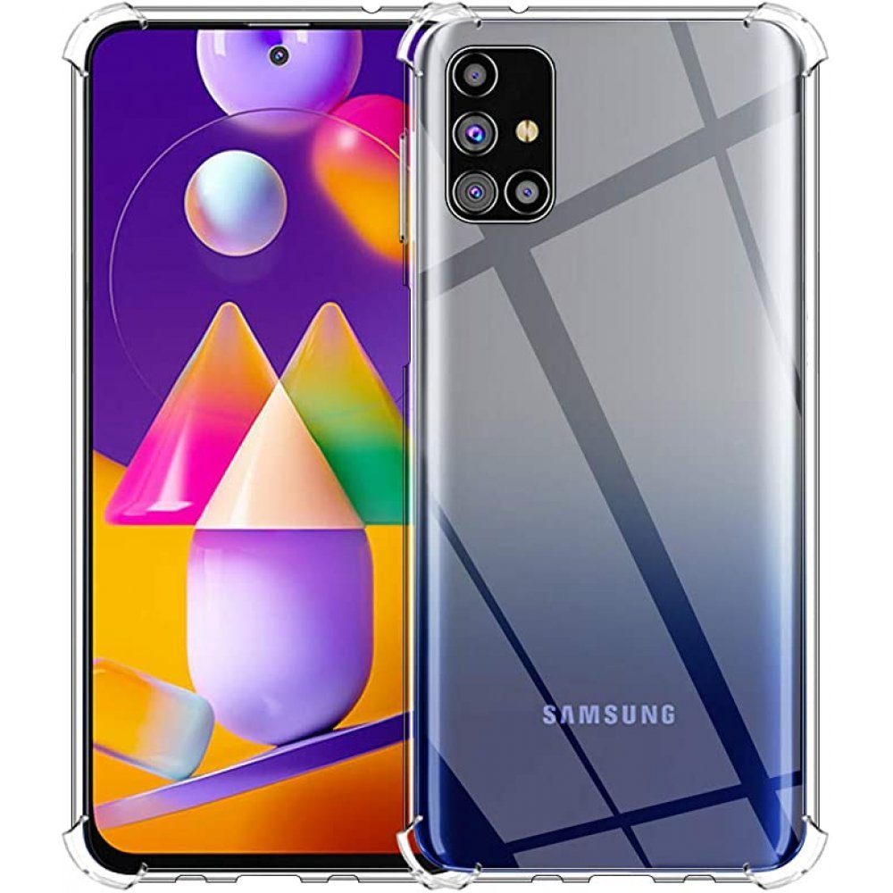 CLZ942 Samsung Galaxy M31s Kılıf Olex Tpu Silikon - Ürün Rengi : Şeffaf