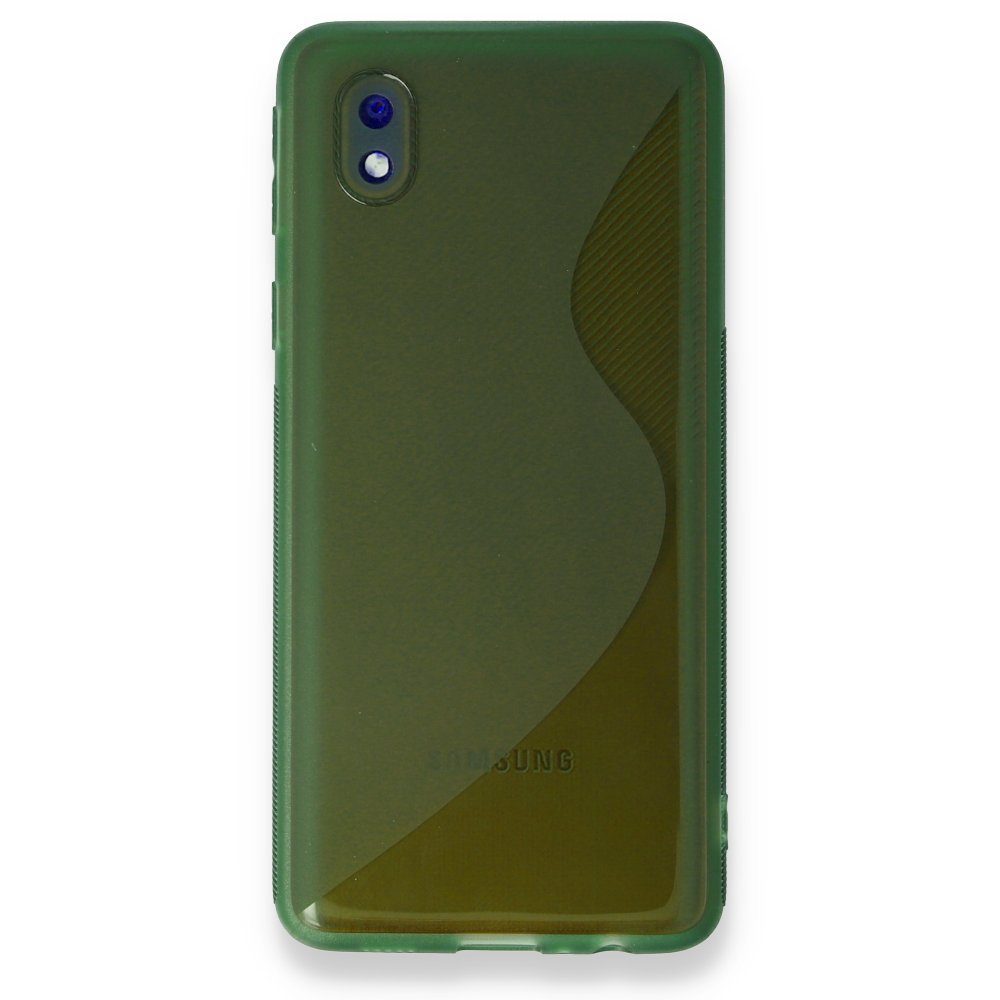 CLZ942 Samsung Galaxy A01 Core Kılıf S Silikon - Ürün Rengi : Yeşil