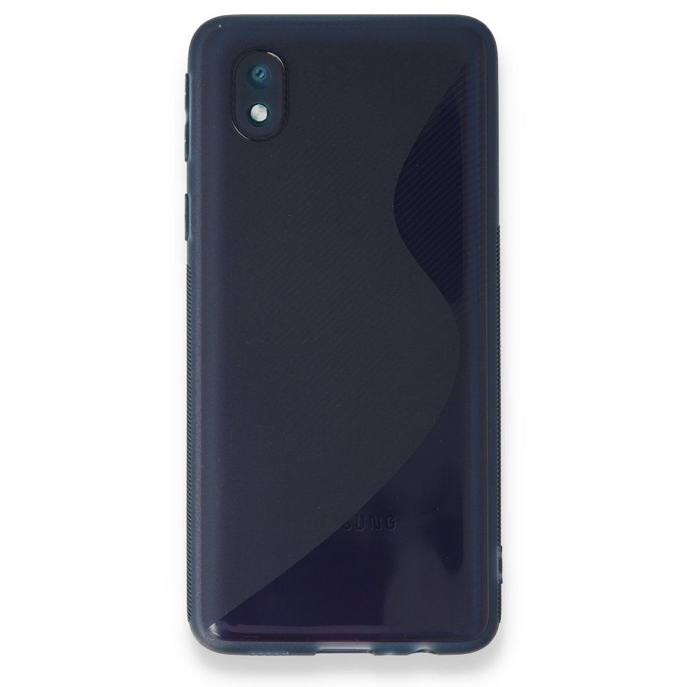 CLZ942 Samsung Galaxy A01 Core Kılıf S Silikon - Ürün Rengi : Siyah