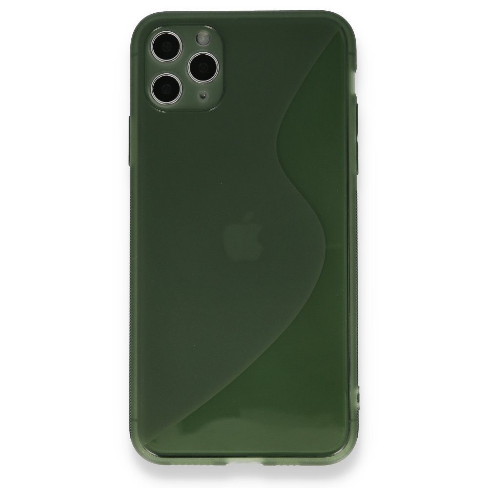 CLZ942 İphone 11 Pro Kılıf S Silikon - Ürün Rengi : Yeşil