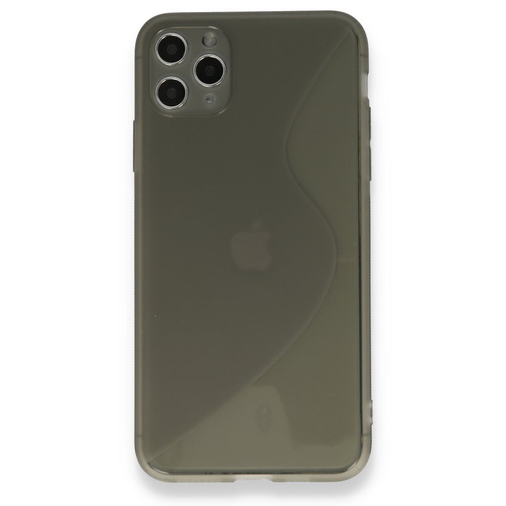 CLZ942 İphone 11 Pro Kılıf S Silikon - Ürün Rengi : Gri