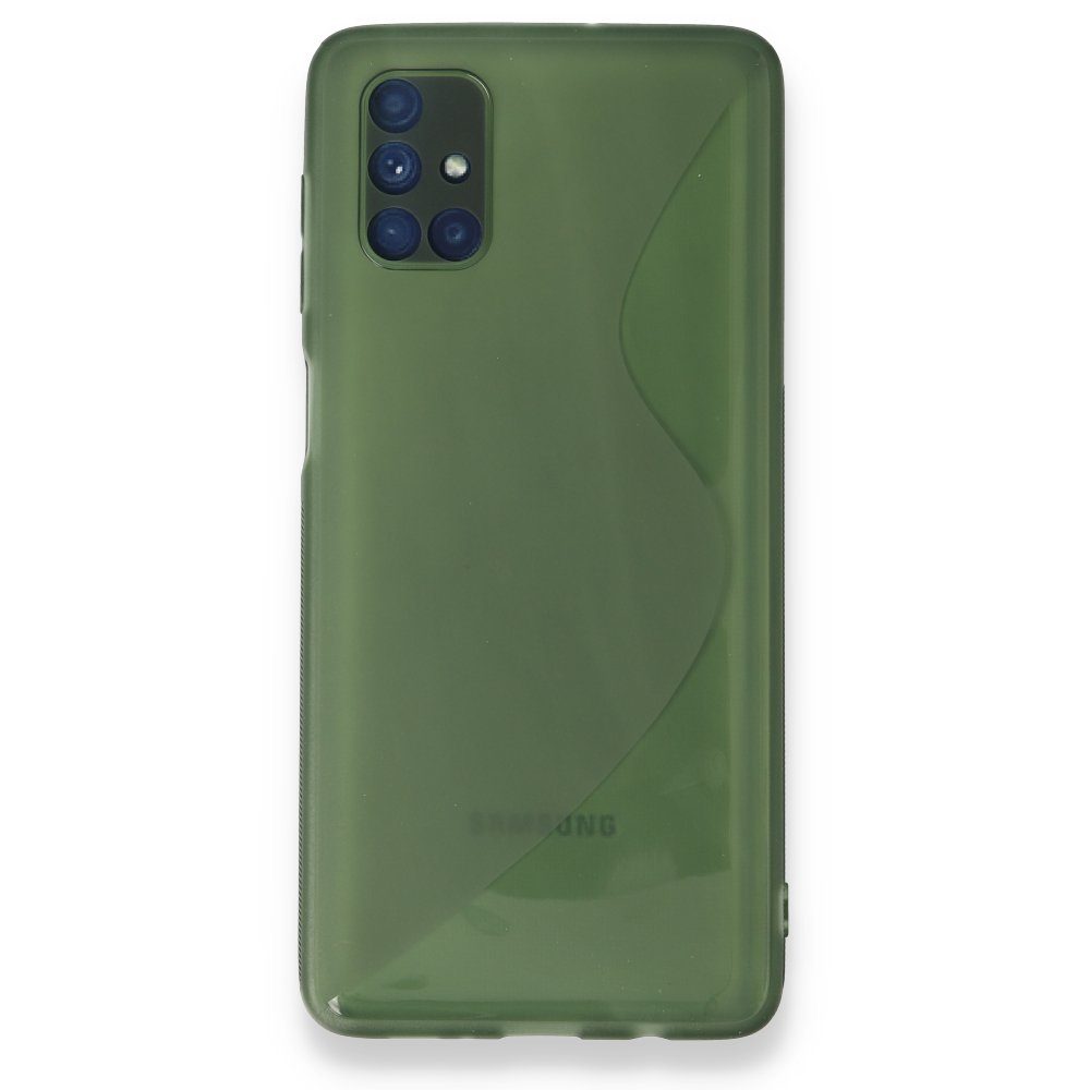 CLZ942 Samsung Galaxy M51 Kılıf S Silikon - Ürün Rengi : Yeşil