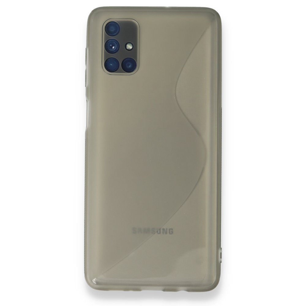 CLZ942 Samsung Galaxy M51 Kılıf S Silikon - Ürün Rengi : Gri