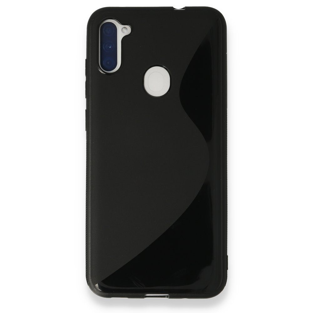 CLZ942 Samsung Galaxy A11 Kılıf S Silikon - Ürün Rengi : Siyah