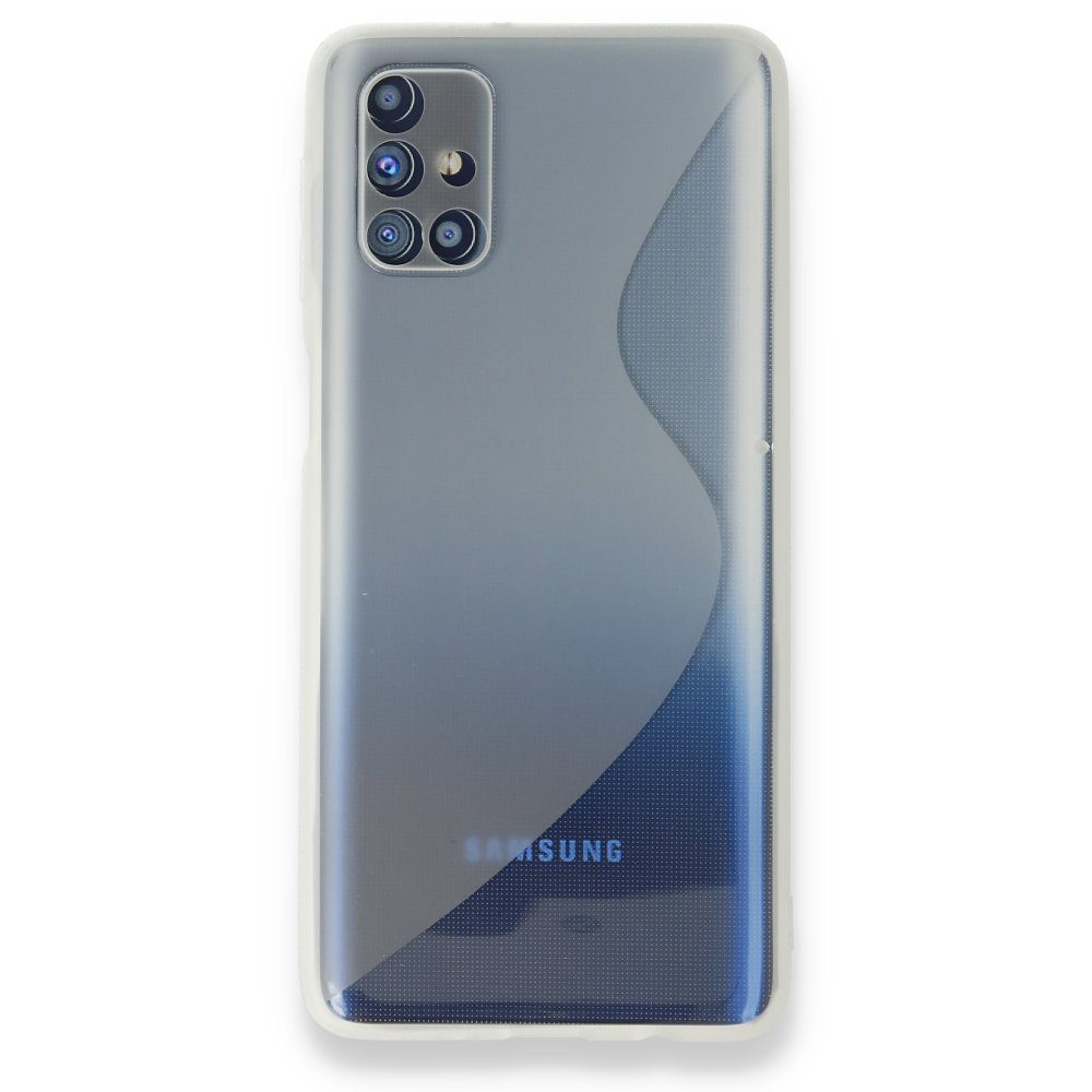 CLZ942 Samsung Galaxy M31s Kılıf S Silikon - Ürün Rengi : Şeffaf
