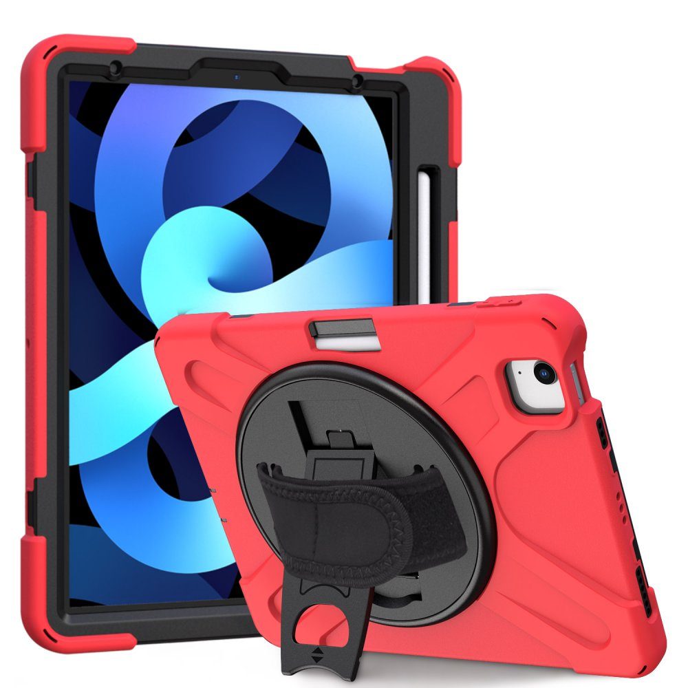 CLZ942 İpad Air 4 10.9 Kılıf Amazing Tablet Kapak - Ürün Rengi : Kırmızı