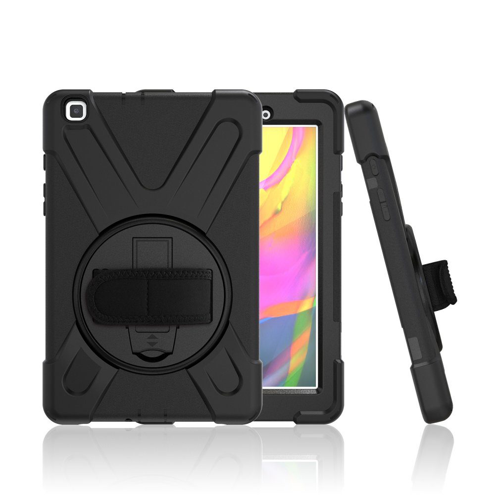 CLZ942 Samsung Galaxy T290 Tab A 8 Kılıf Amazing Tablet Kapak - Ürün Rengi : Siyah