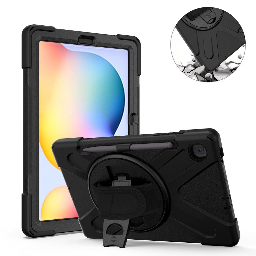 CLZ942 Samsung Galaxy P610 Tab S6 Lite 10.4 Kılıf Amazing Tablet Kapak - Ürün Rengi : Kamuflaj
