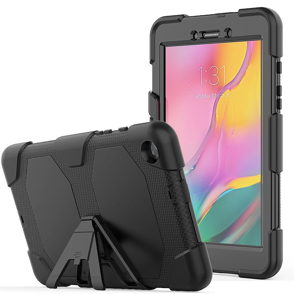 CLZ942 Samsung Galaxy T290 Tab A 8 Kılıf Griffin Tablet Kapak - Ürün Rengi : Siyah