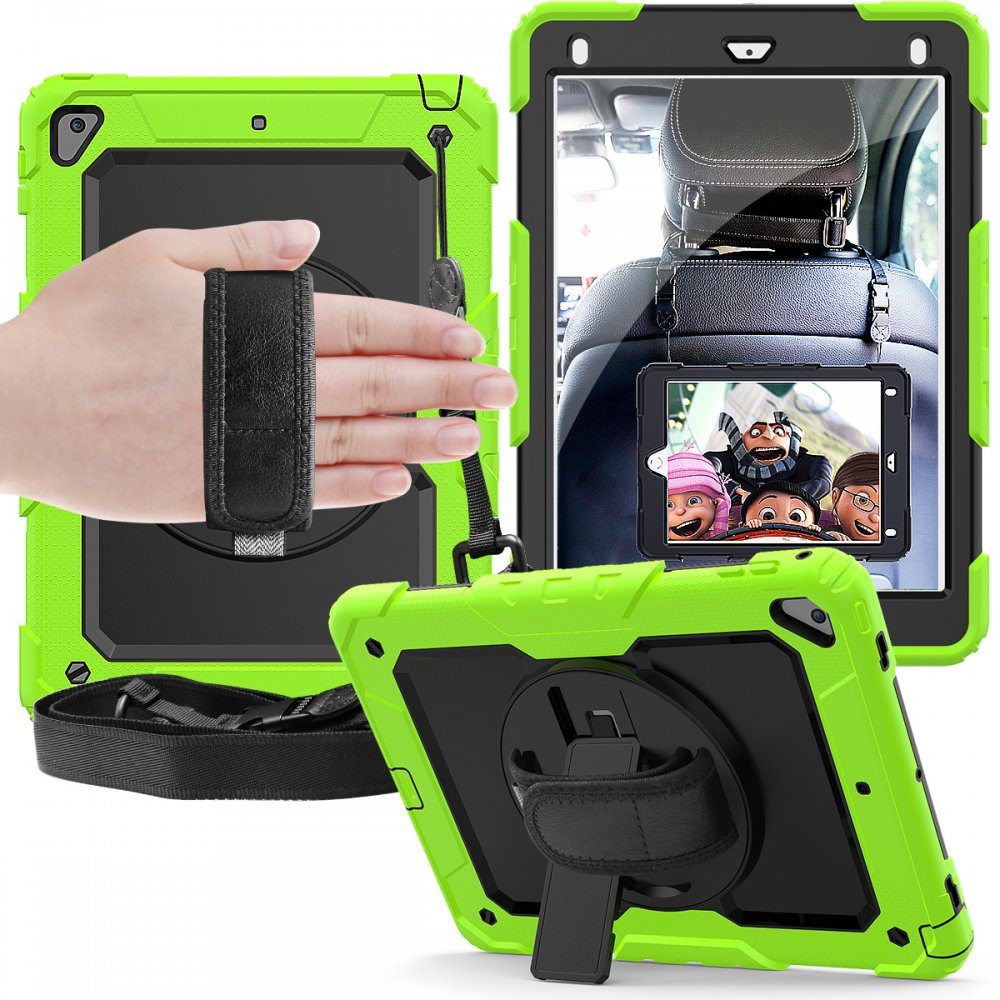CLZ942 İpad 5 Air 9.7 Kılıf Pars Tablet Kapak - Ürün Rengi : Yeşil