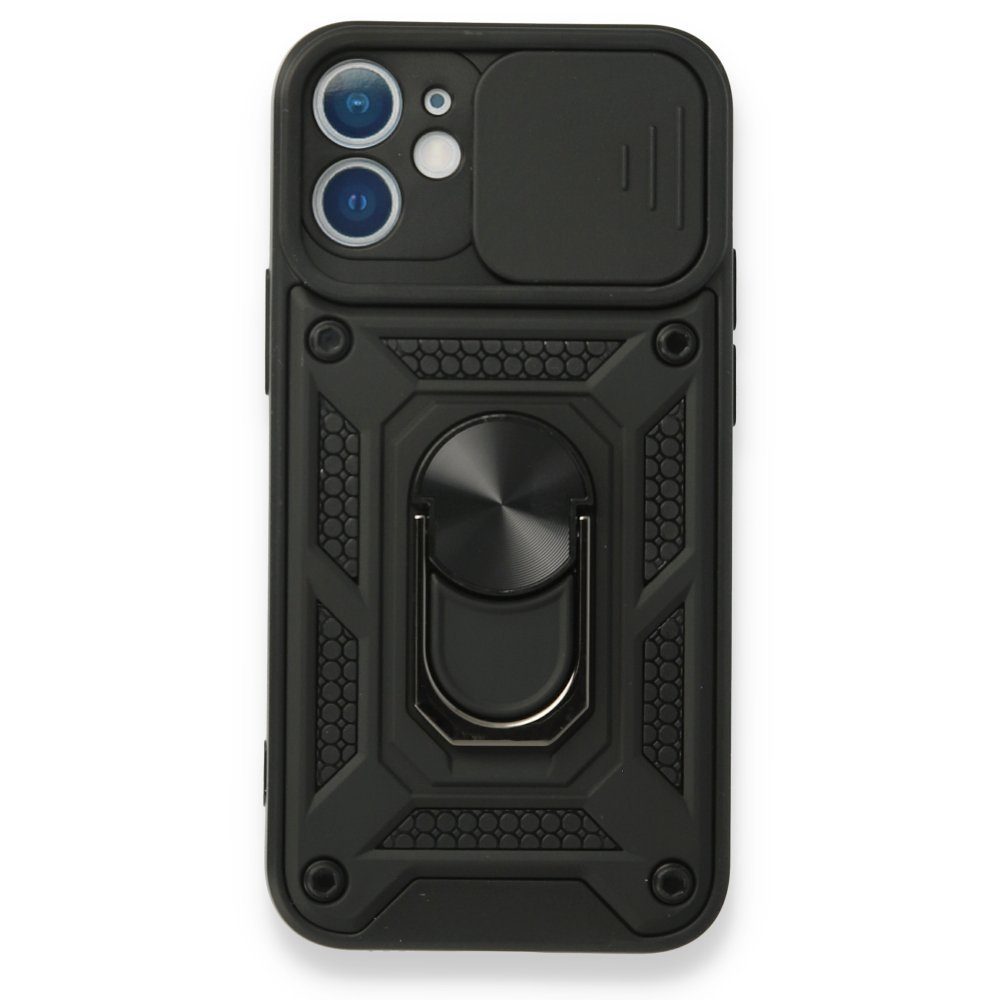 CLZ942 İphone 11 Kılıf Pars Lens Yüzüklü Silikon - Ürün Rengi : Kırmızı