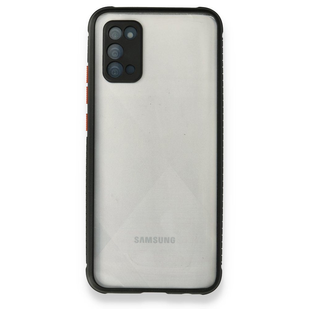 CLZ942 Samsung Galaxy A02s Kılıf Miami Şeffaf Silikon - Ürün Rengi : Kırmızı