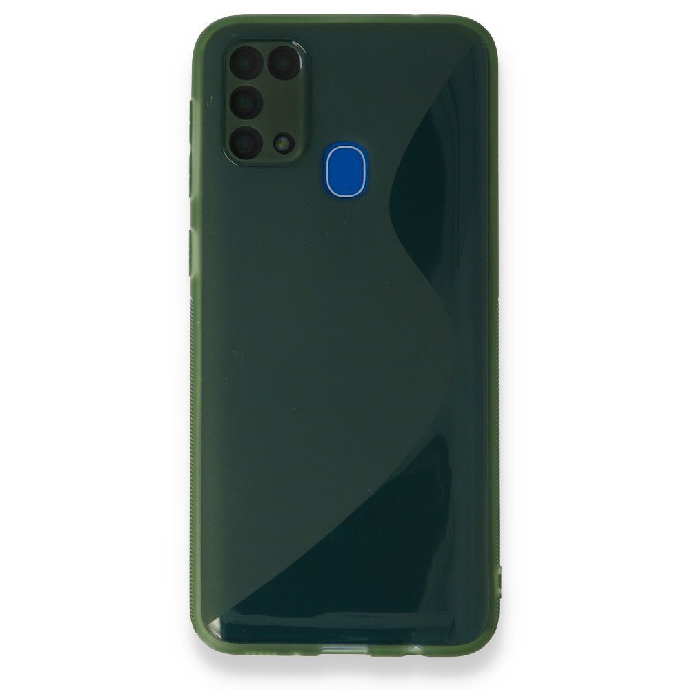 CLZ942 Samsung Galaxy M31 Kılıf S Silikon - Ürün Rengi : Yeşil