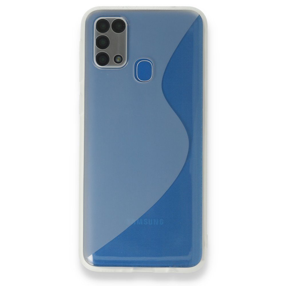 CLZ942 Samsung Galaxy M31 Kılıf S Silikon - Ürün Rengi : Mavi