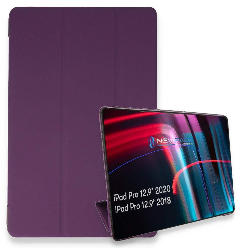 CLZ942 İpad Pro 12.9 (2020) Kılıf Tablet Smart Kılıf - Ürün Rengi : Rose Gold