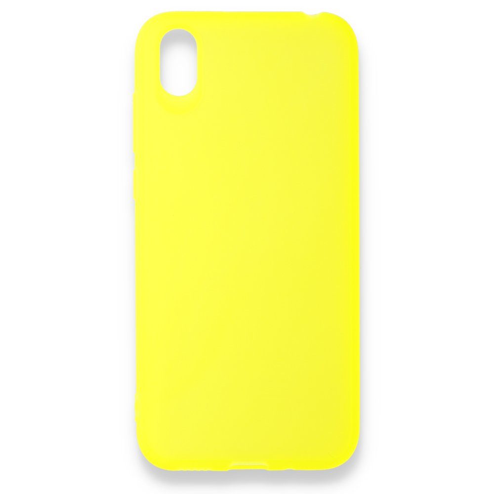 CLZ192 Huawei Y5 2019 Kılıf Hopi Silikon - Ürün Rengi : Sarı