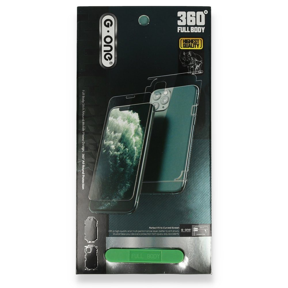 CLZ942 İphone Xs 360 Full Body Arka Koruyucu - Ürün Rengi : Şeffaf