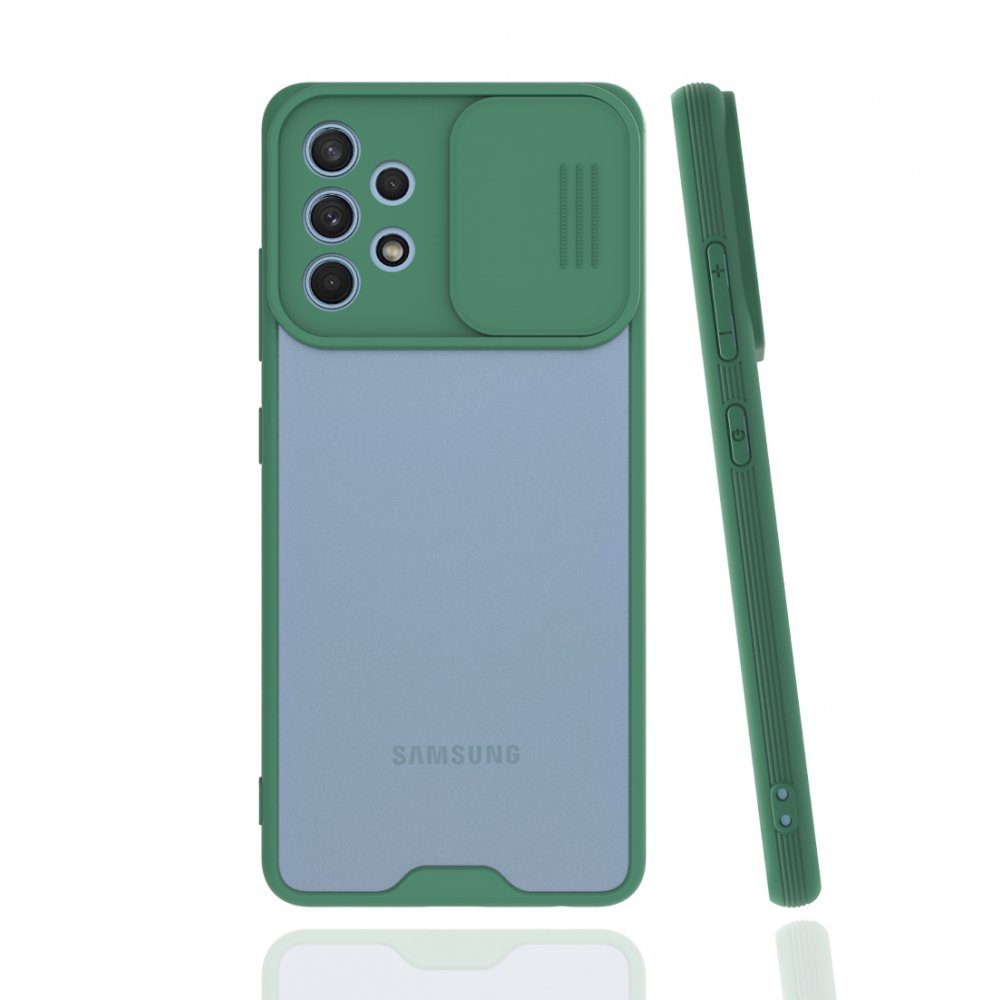 CLZ942 Samsung Galaxy A32 Kılıf Platin Kamera Koruma Silikon - Ürün Rengi : Pembe