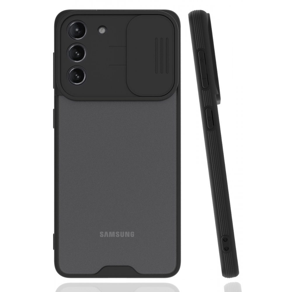 CLZ942 Samsung Galaxy S21 Kılıf Platin Kamera Koruma Silikon - Ürün Rengi : Pembe