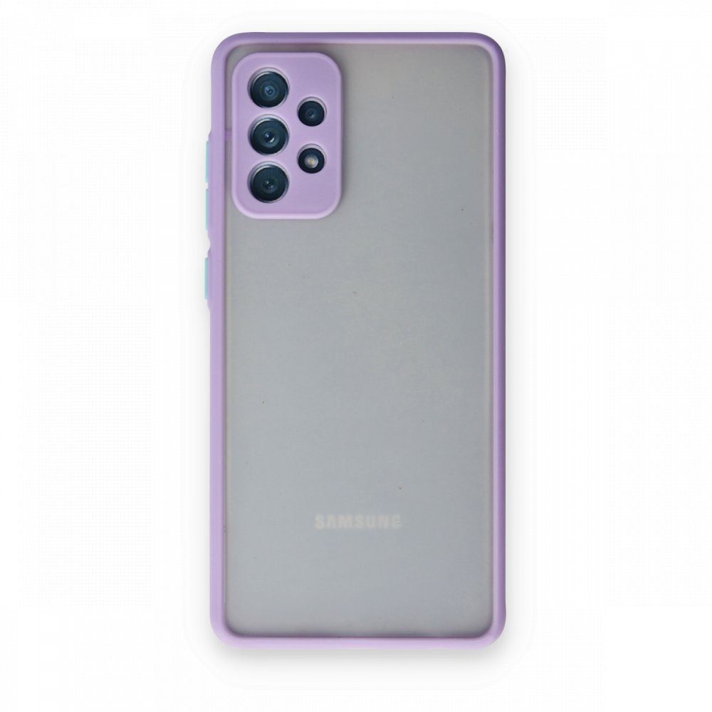 CLZ942 Samsung Galaxy A72 Kılıf Montreal Silikon Kapak - Ürün Rengi : Pembe