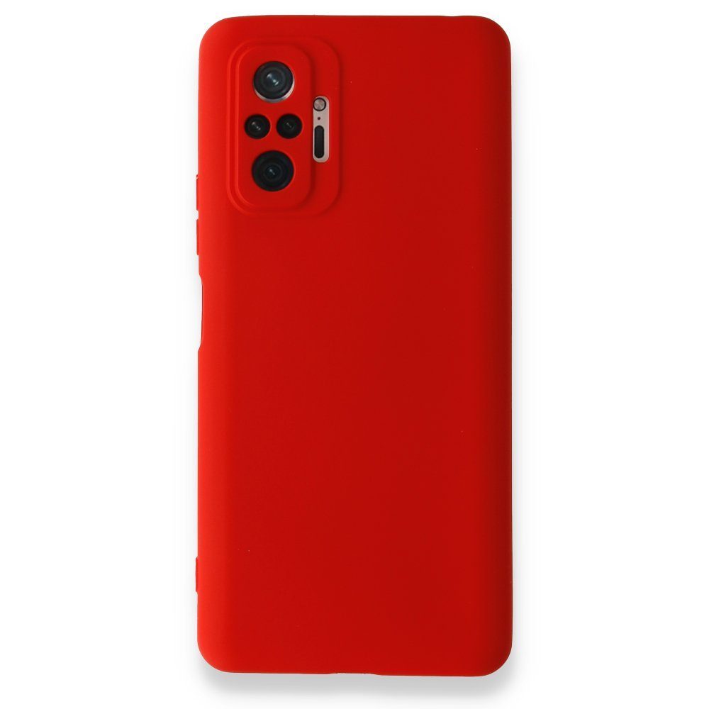 CLZ942 Xiaomi Redmi Note 10 Pro Kılıf Nano İçi Kadife  Silikon - Ürün Rengi : Turuncu