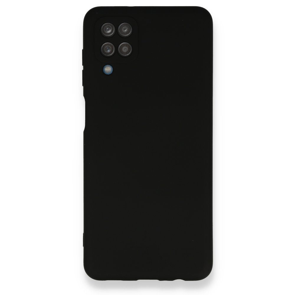 CLZ942 Samsung Galaxy M12 Kılıf Nano İçi Kadife  Silikon - Ürün Rengi : Siyah